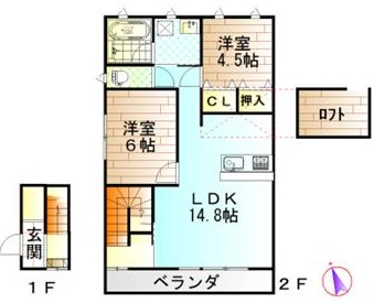 フレンズオオミネの間取り