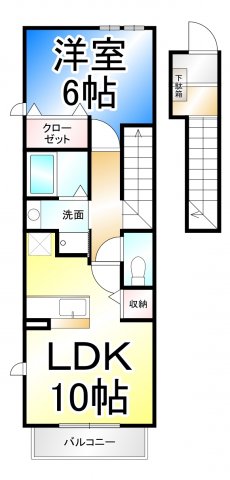 エコルポアイSの間取り