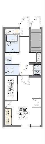 レオパレスＴＯＰＡＺの間取り