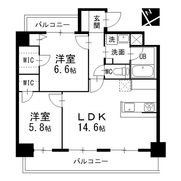 メイプルグラン本山の間取り