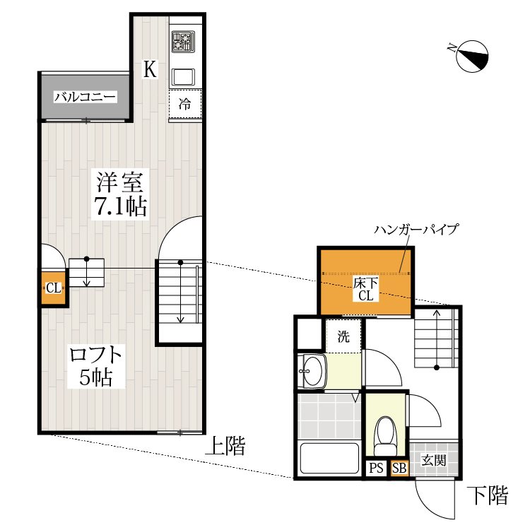 ADC熊本プリマの間取り