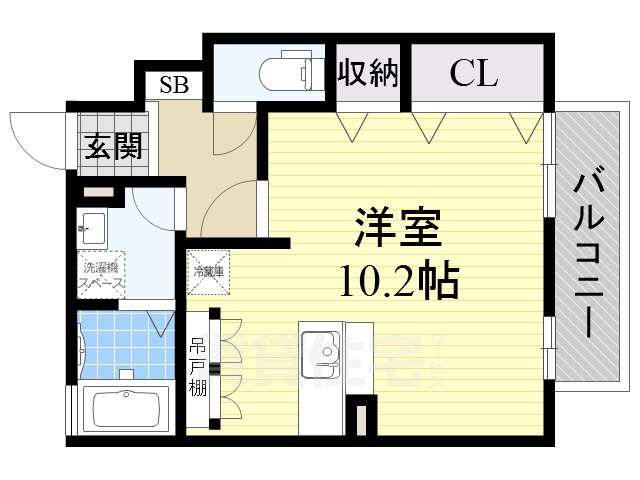 和泉市肥子町のアパートの間取り