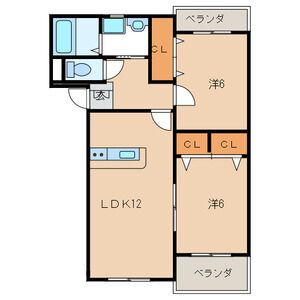 プレステージ加奈陀の間取り