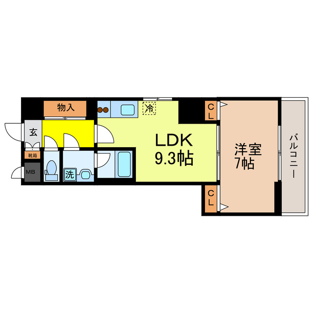 CITY　SPIRE浜大津駅前（旧名：ヴァンデュール浜大津駅前）の間取り