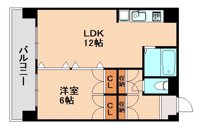 イーストＵコートの間取り