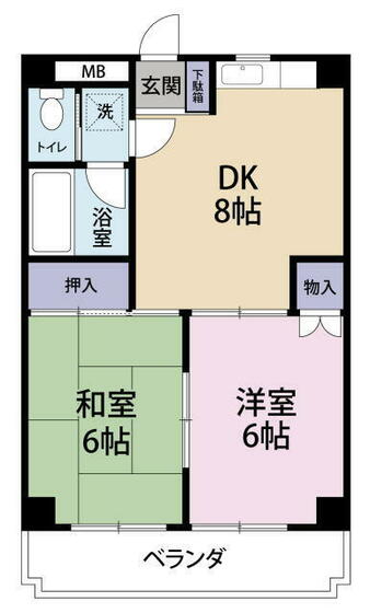 グラン・ドエル梅島の間取り