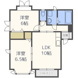 パティオ平田台Ｂの間取り