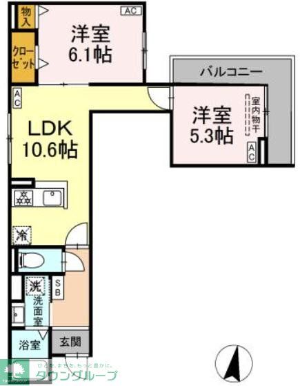 グラナーデ堤通の間取り