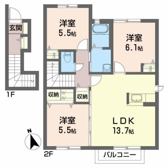 グランコート丸内Ｃの間取り