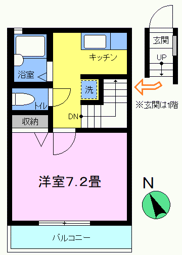 クレセント・サラの間取り