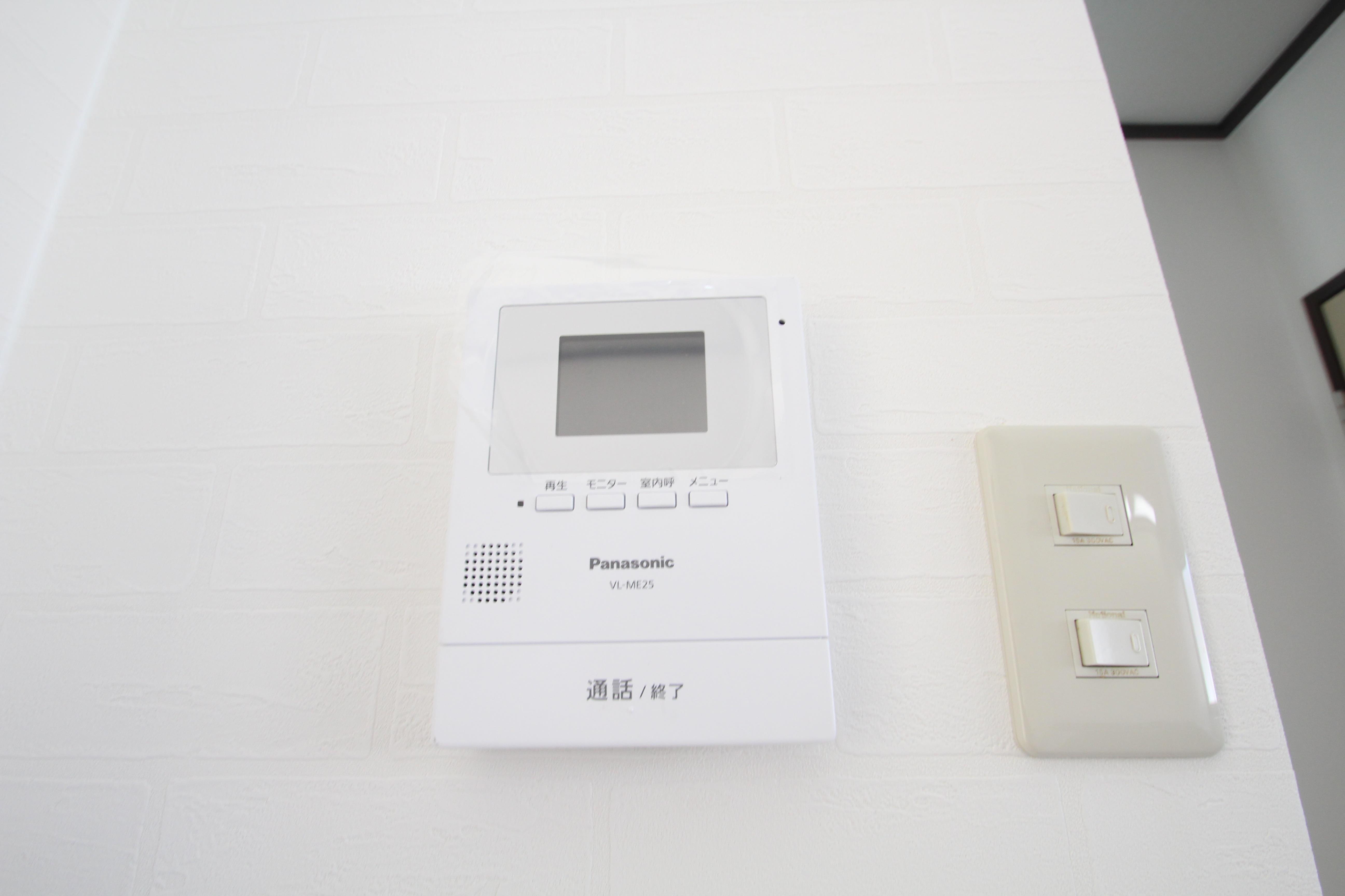 セキュリティ　TVモニターホンです。