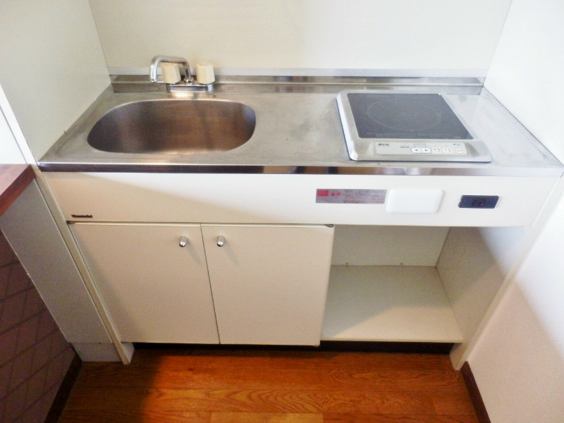 キッチン　1口コンロ・カウンターキッチン