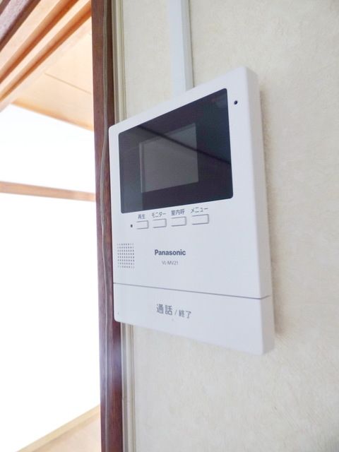 セキュリティ　モニター付きインターホン