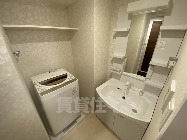 洗面設備　建築中の為写真はモデルになります。家具家電もモデルとなってお