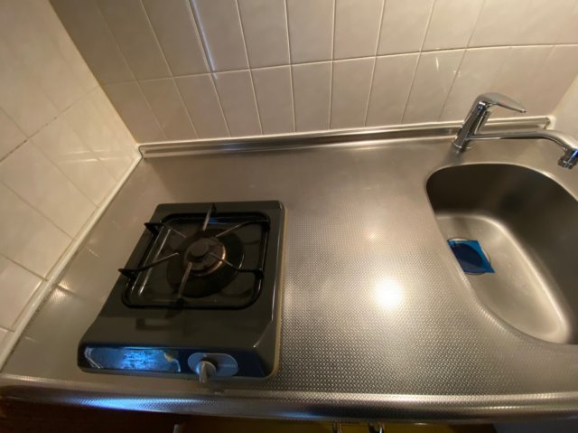 キッチン　1口ガスコンロ