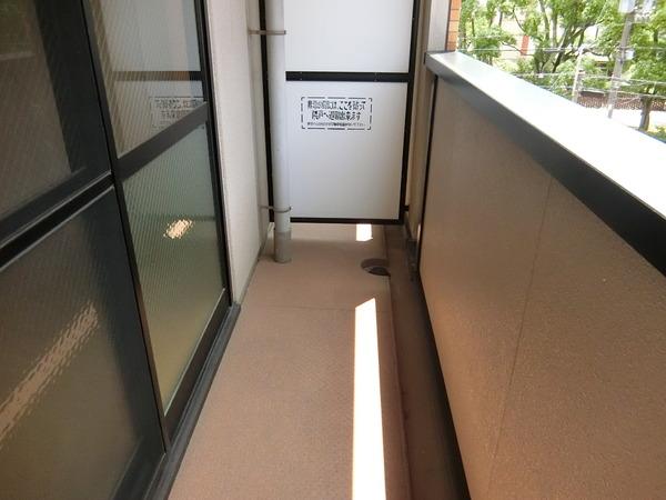 バルコニー　明るいです！