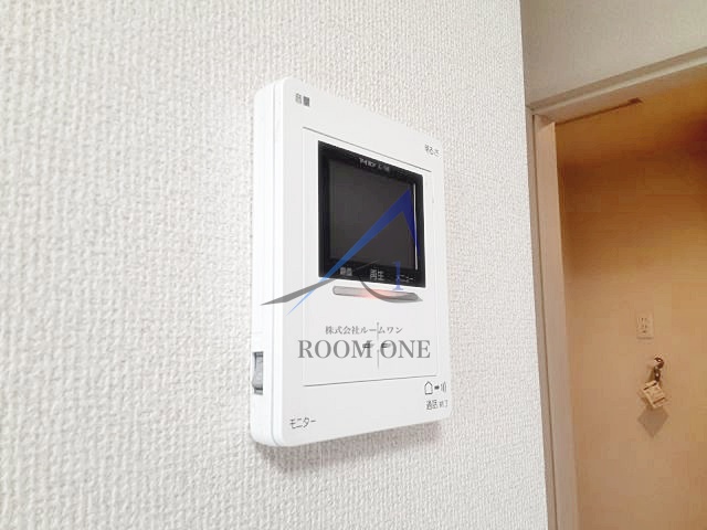 セキュリティ　モニター付きインターホンです。