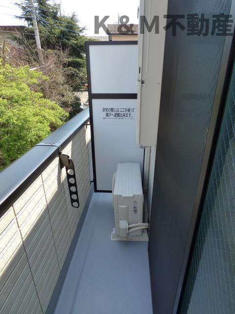 バルコニー　広々としたバルコニーです