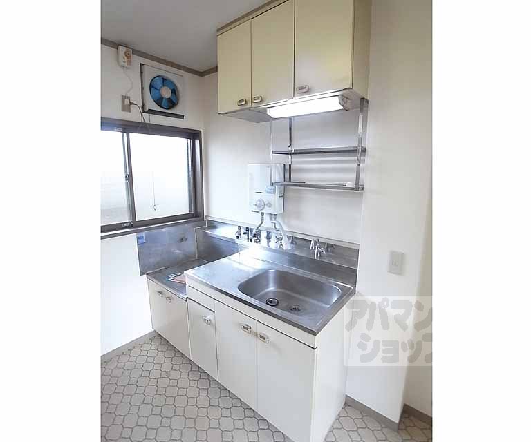 キッチン　２口ガスコンロが設置可能なキッチン