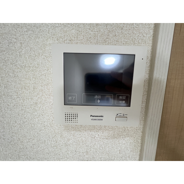セキュリティ　オートロック＋モニター付きインターホン