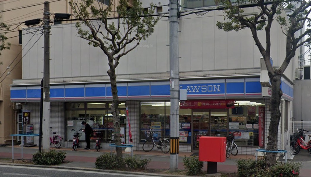 コンビニ　ローソン東小橋二丁目店（コンビニ）まで259m