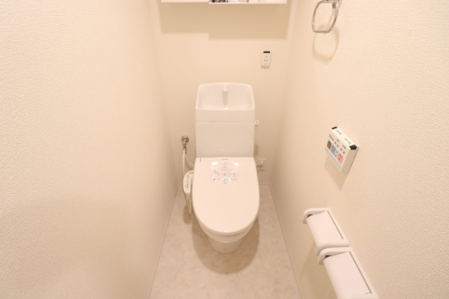 トイレ　快適に使用できる、清潔感にこだわったトイレです。