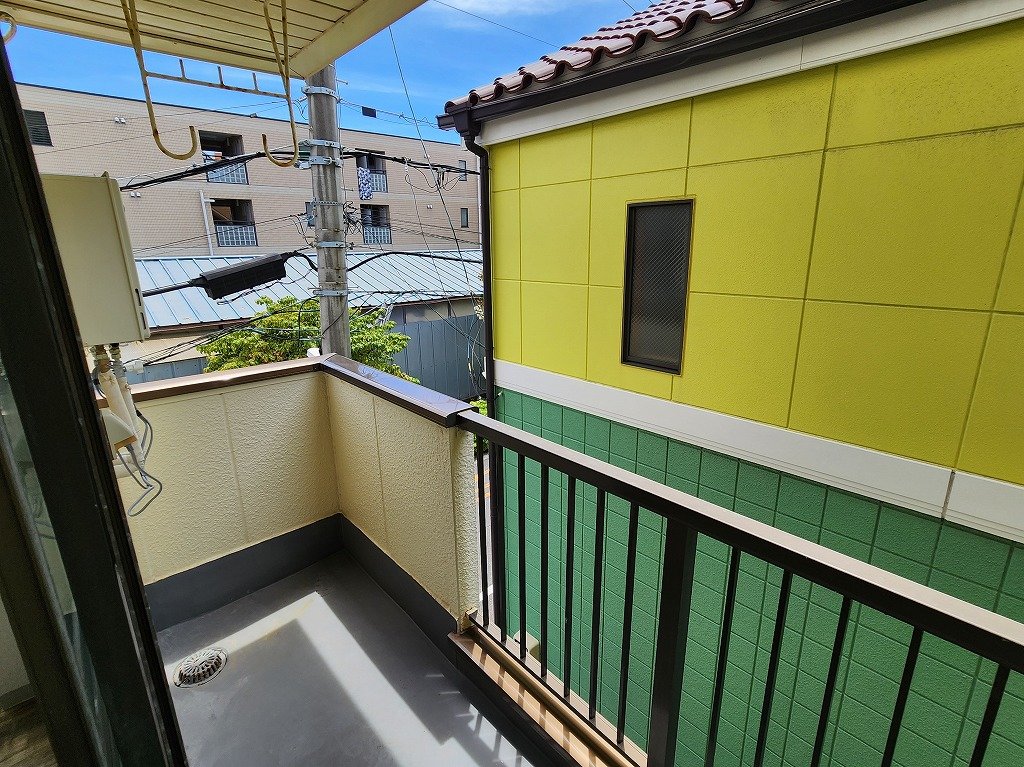 バルコニー　前面棟も２Ｆ建日当り問題なし