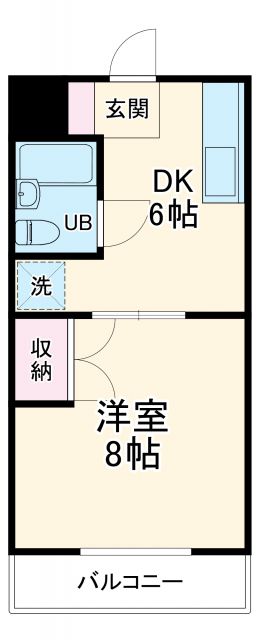 ハイツ天龍Iの間取り写真