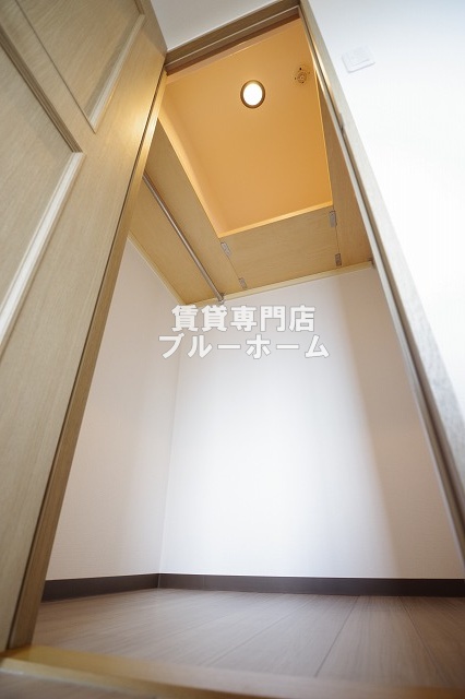 収納　大容量のウォークインクローゼット！