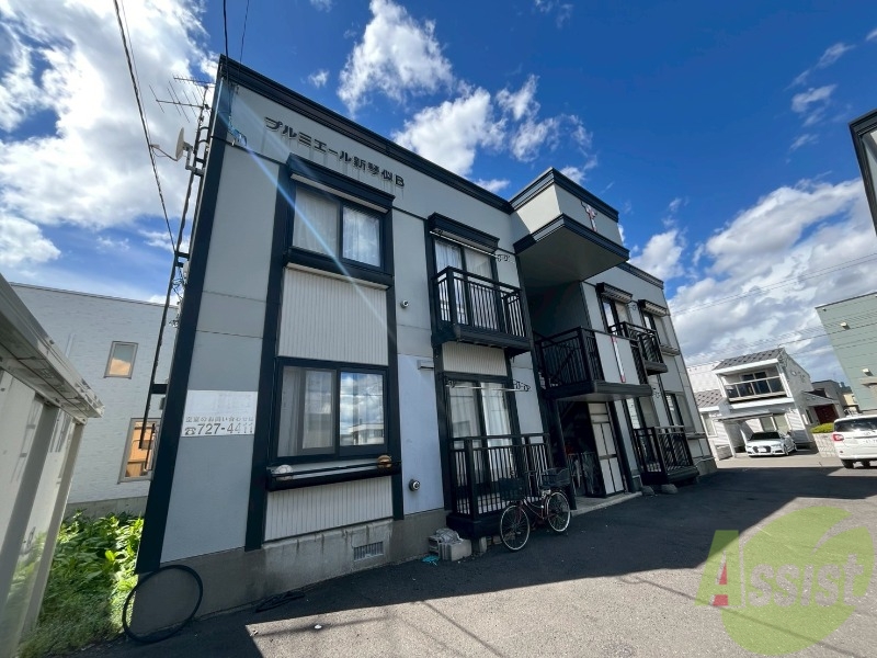 建物外観　札幌市北区新琴似２条「プルミエール新琴似Ｂ」