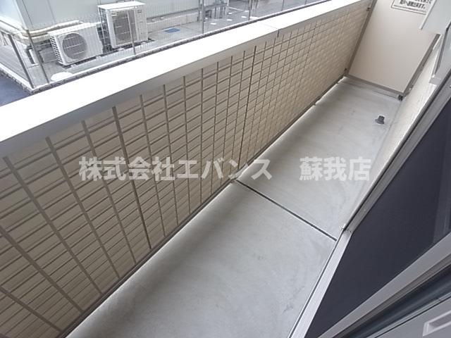 バルコニー　広々としたバルコニーです