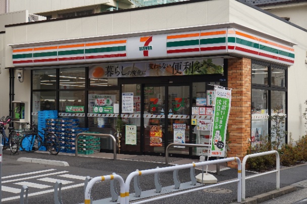 コンビニ　セブンイレブン 品川西中延1丁目店（コンビニ）まで584m