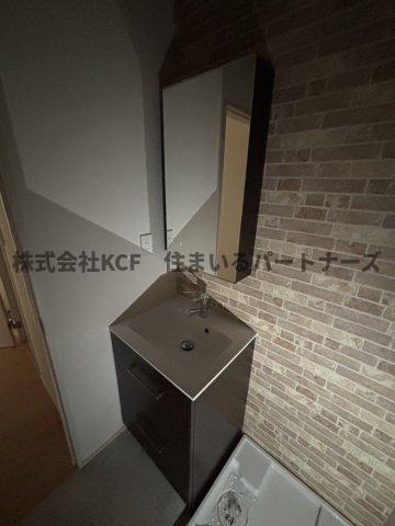 洗面設備　おしゃれな内装です