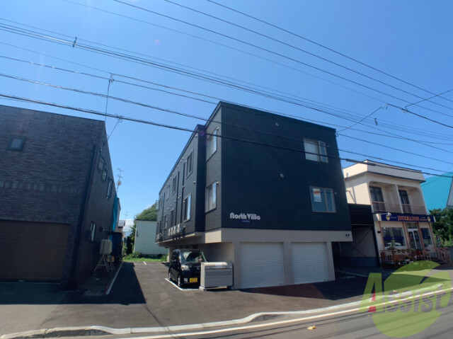 建物外観　札幌市北区新琴似５条「ノースヴィラ」