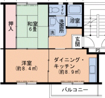 UR泉南一丘の間取り写真