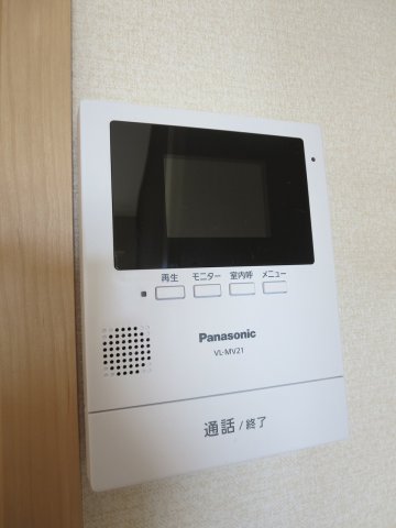 セキュリティ　モニタ付きインターホンで安心