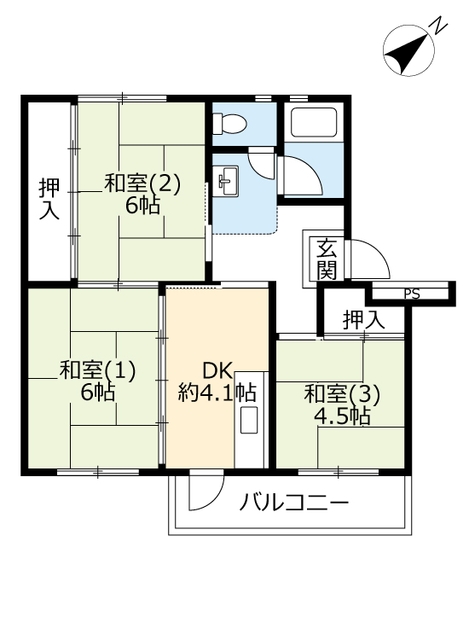 UR千葉幸町の間取り写真