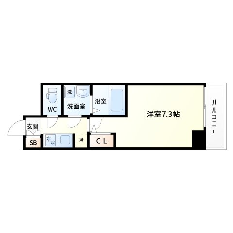 S-RESIDENCE新大阪WESTの間取り写真