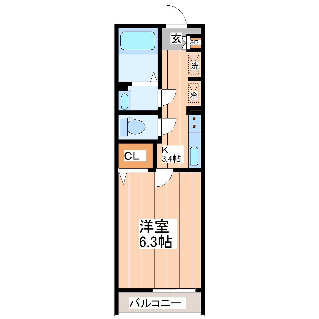 comfortableの間取り写真
