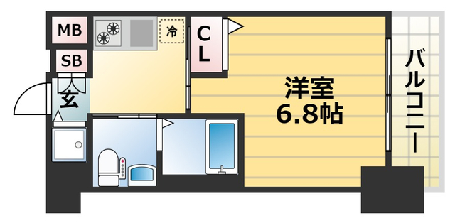 ファーストフィオーレ神戸元町の間取り写真