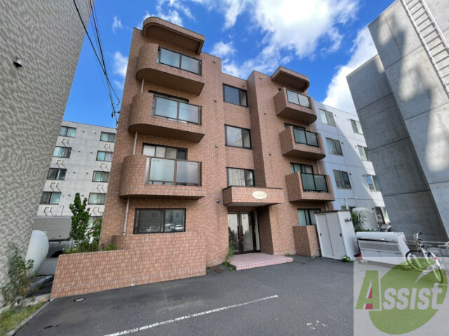 建物外観　札幌市北区北２１条西「フィレントI」