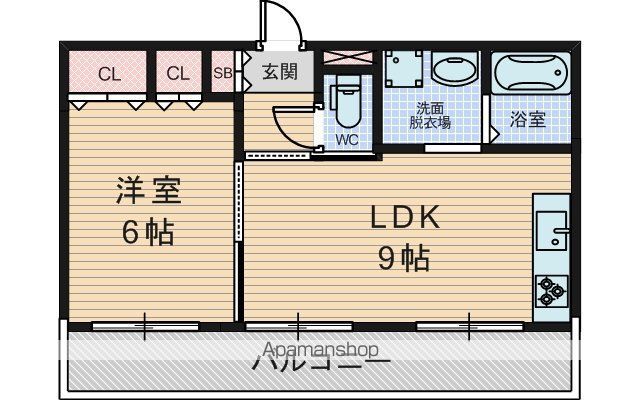 阪急宝塚線 曽根駅 徒歩18分 5階建 築41年の間取り写真