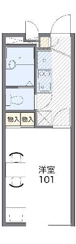 レオパレスエトワール南生田の間取り