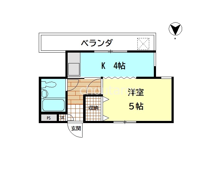 ハイツ吉岡の間取り