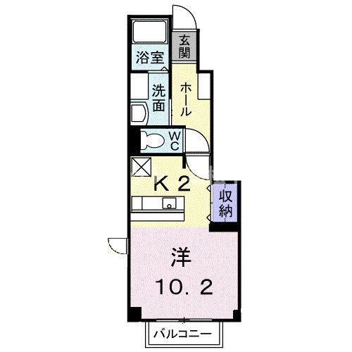 ファインポニー　Ａの間取り