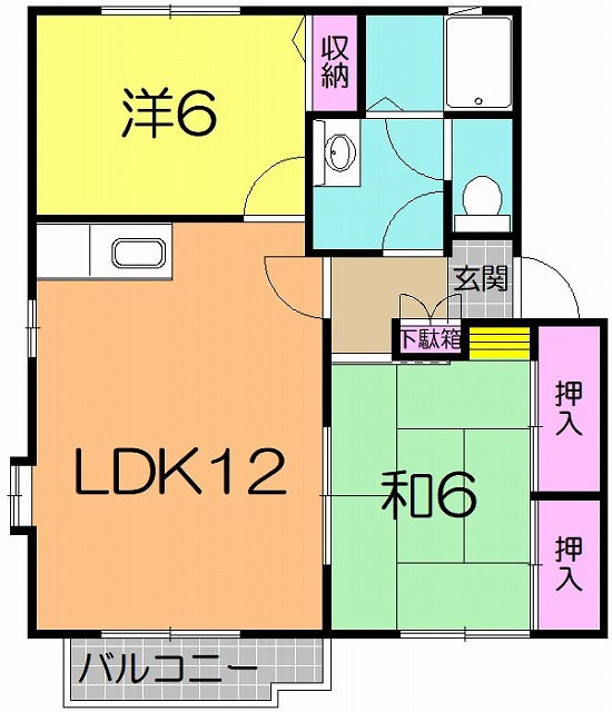 メゾンパークスCの間取り