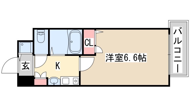 プレサンス神戸駅前の間取り