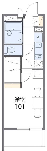 磐田市豊岡のマンションの間取り