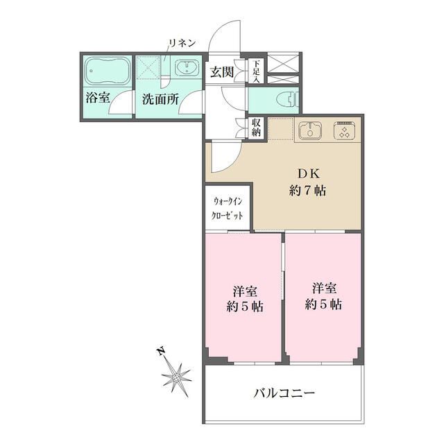 文京区春日のマンションの間取り