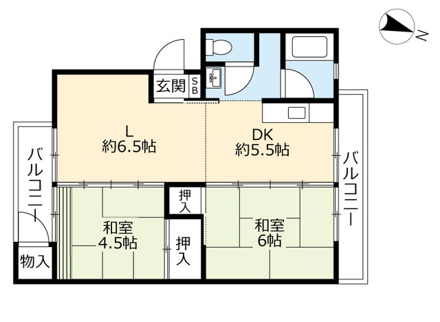 ＵＲ高森台の間取り